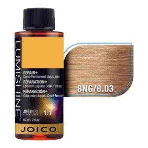 JOICO LUMISHINE DEMI PERMANENT LIQUID COLOUR IN 8NG 60ML - BRAND NEW